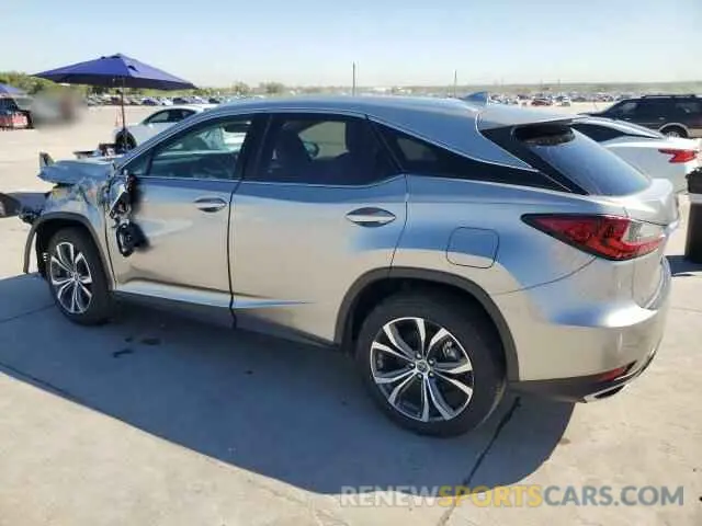 2 Photograph of a damaged car 2T2HZMAA5MC208941 LEXUS RX350 2021
