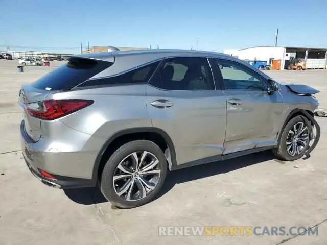 3 Photograph of a damaged car 2T2HZMAA5MC208941 LEXUS RX350 2021