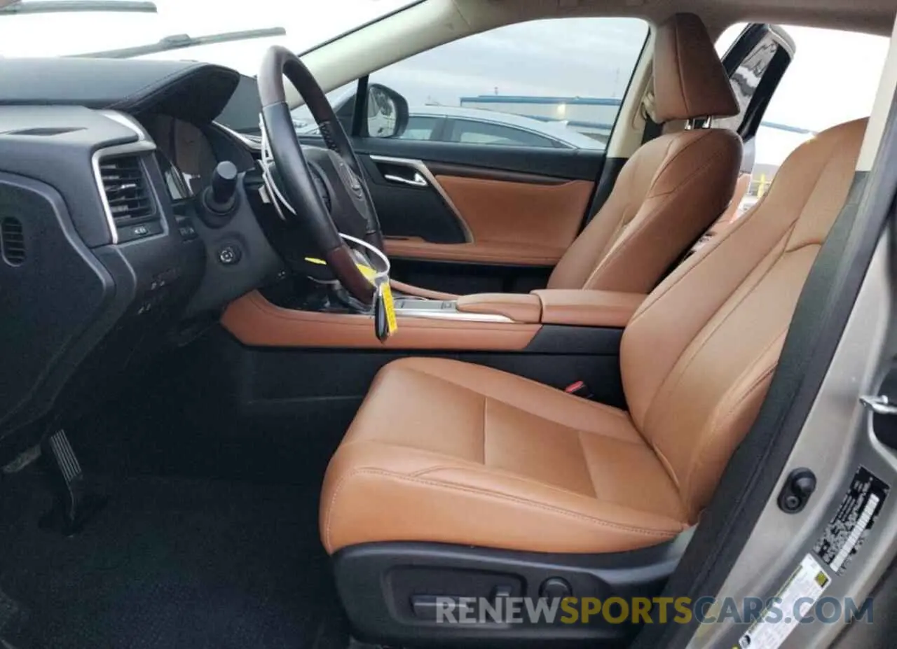 7 Фотография поврежденного автомобиля 2T2HZMAA6MC187176 LEXUS RX350 2021