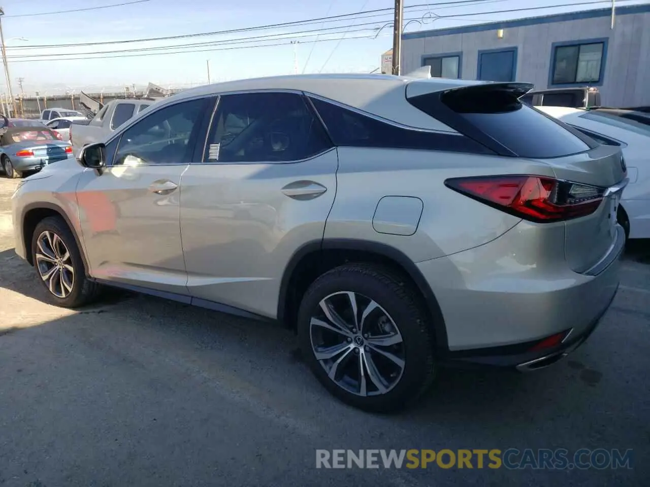 2 Фотография поврежденного автомобиля 2T2HZMAA6MC201352 LEXUS RX350 2021