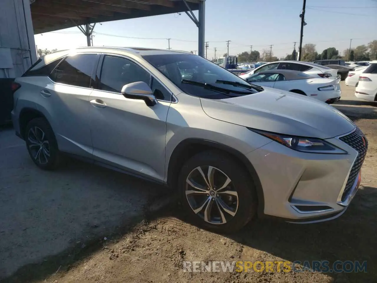 4 Фотография поврежденного автомобиля 2T2HZMAA6MC201352 LEXUS RX350 2021