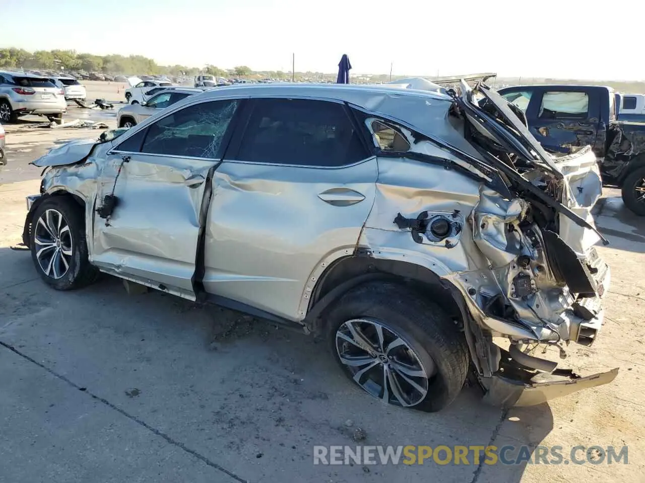 2 Photograph of a damaged car 2T2HZMAA7MC208634 LEXUS RX350 2021