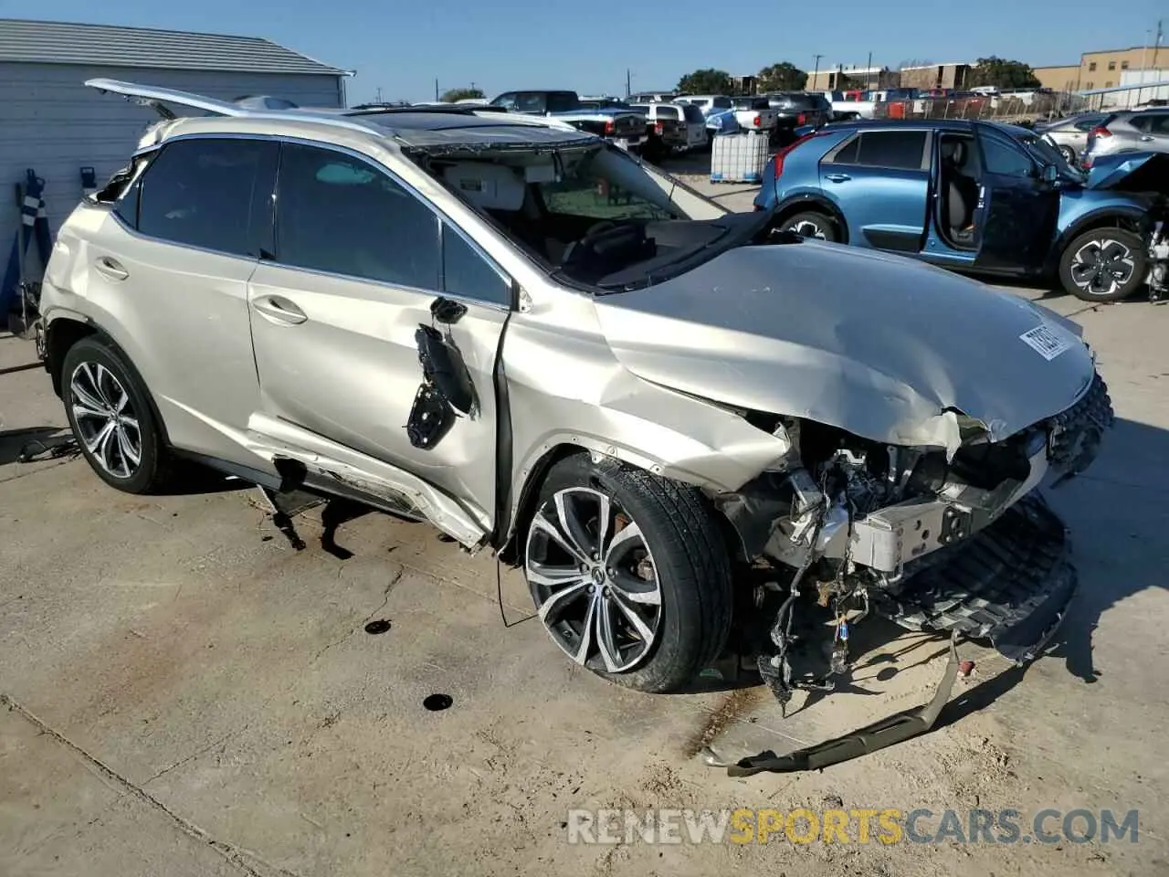 4 Photograph of a damaged car 2T2HZMAA7MC208634 LEXUS RX350 2021