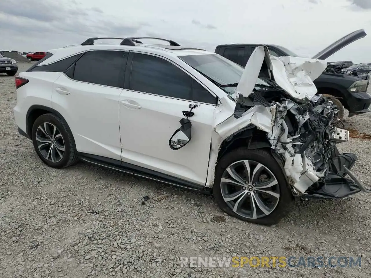 4 Photograph of a damaged car 2T2HZMAA7MC217589 LEXUS RX350 2021