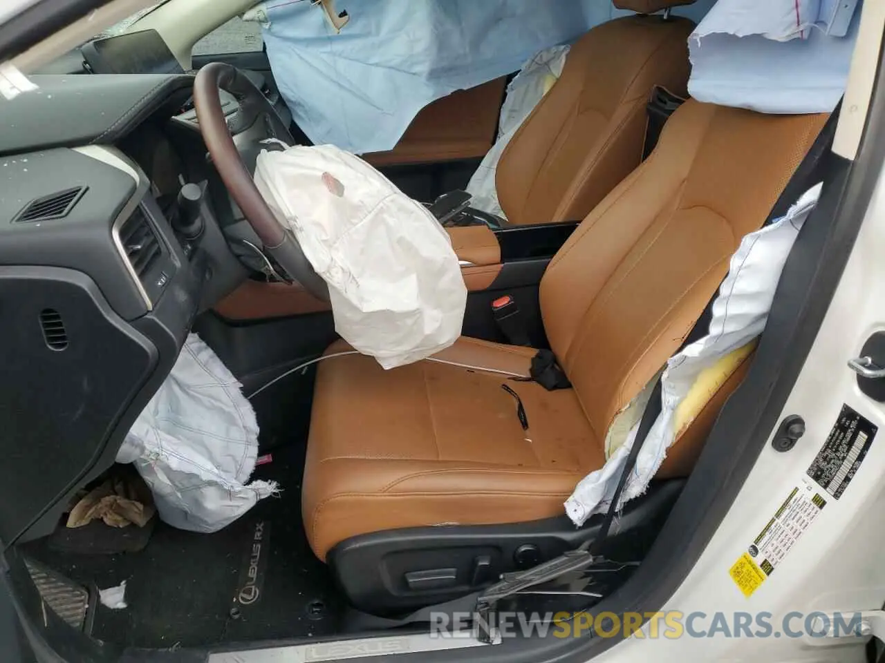 7 Photograph of a damaged car 2T2HZMAA7MC217589 LEXUS RX350 2021