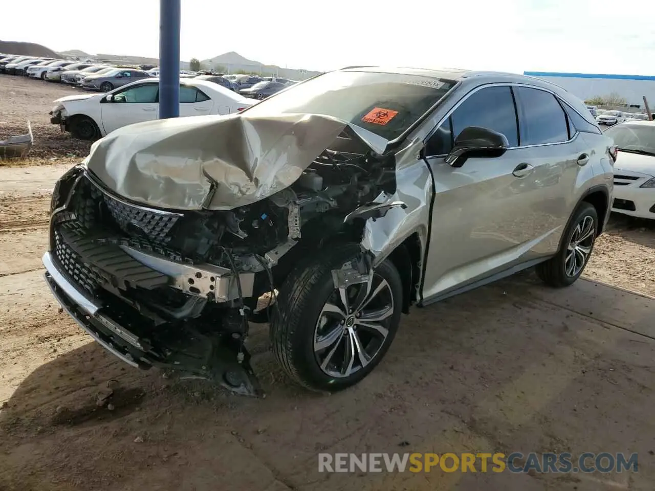 1 Photograph of a damaged car 2T2HZMAA8MC203040 LEXUS RX350 2021