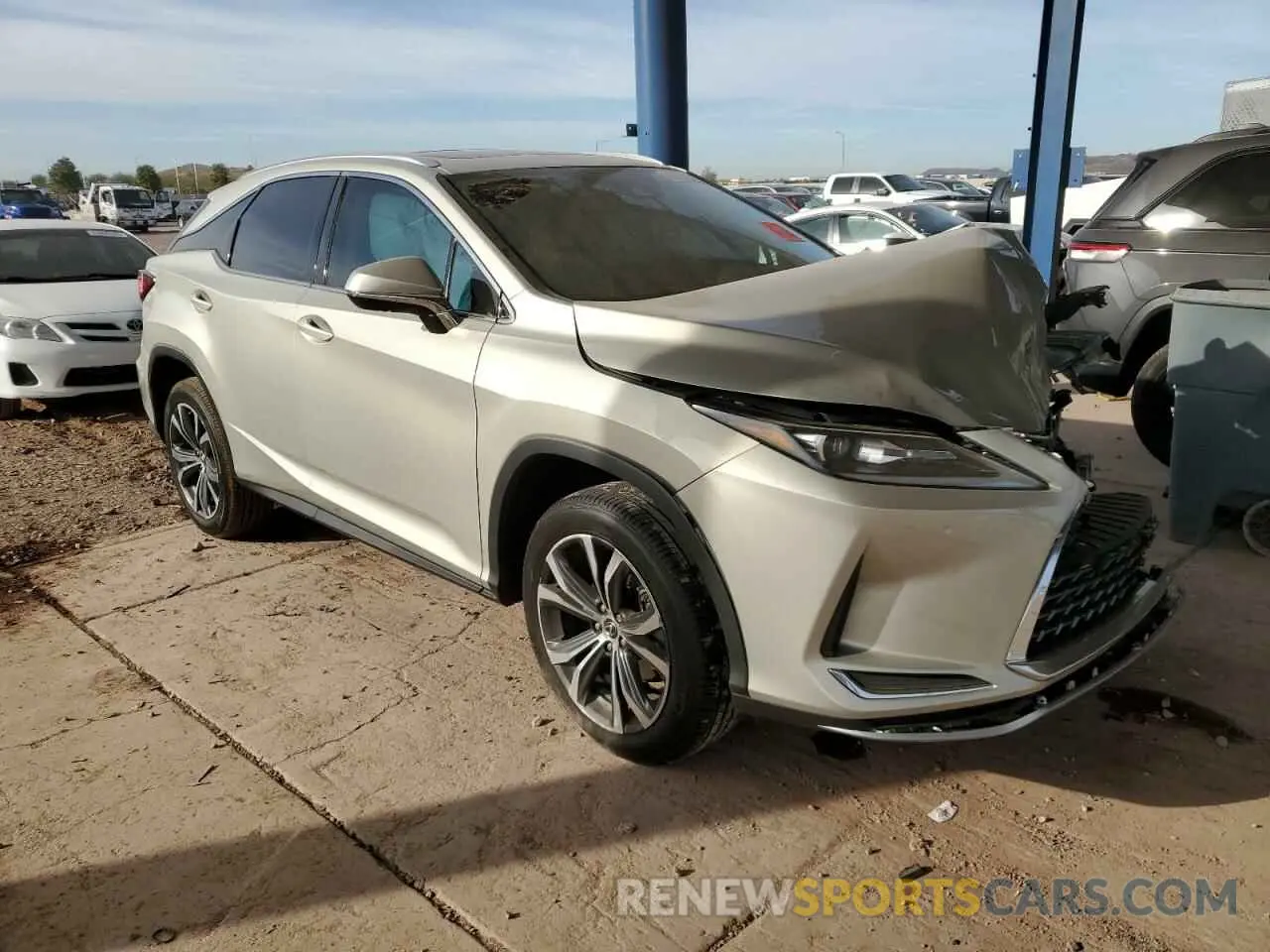 4 Photograph of a damaged car 2T2HZMAA8MC203040 LEXUS RX350 2021