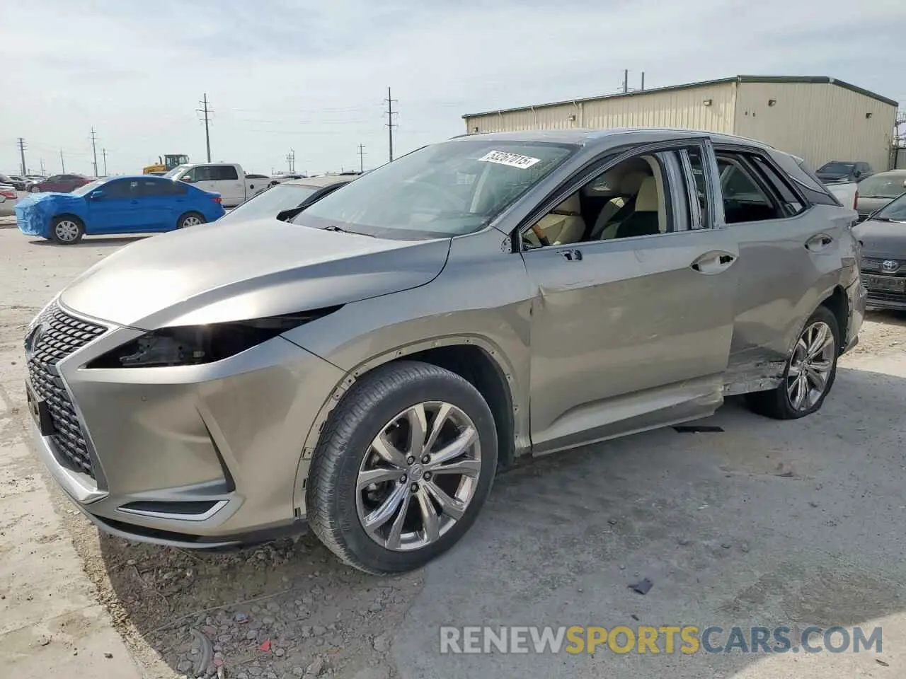1 Photograph of a damaged car 2T2HZMAA9MC204231 LEXUS RX350 2021