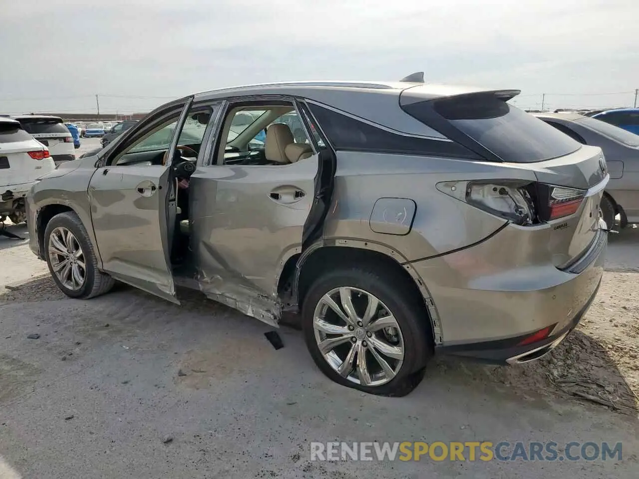 2 Photograph of a damaged car 2T2HZMAA9MC204231 LEXUS RX350 2021