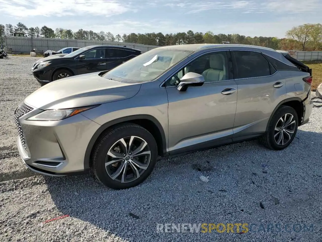 1 Photograph of a damaged car 2T2HZMAA9MC213673 LEXUS RX350 2021