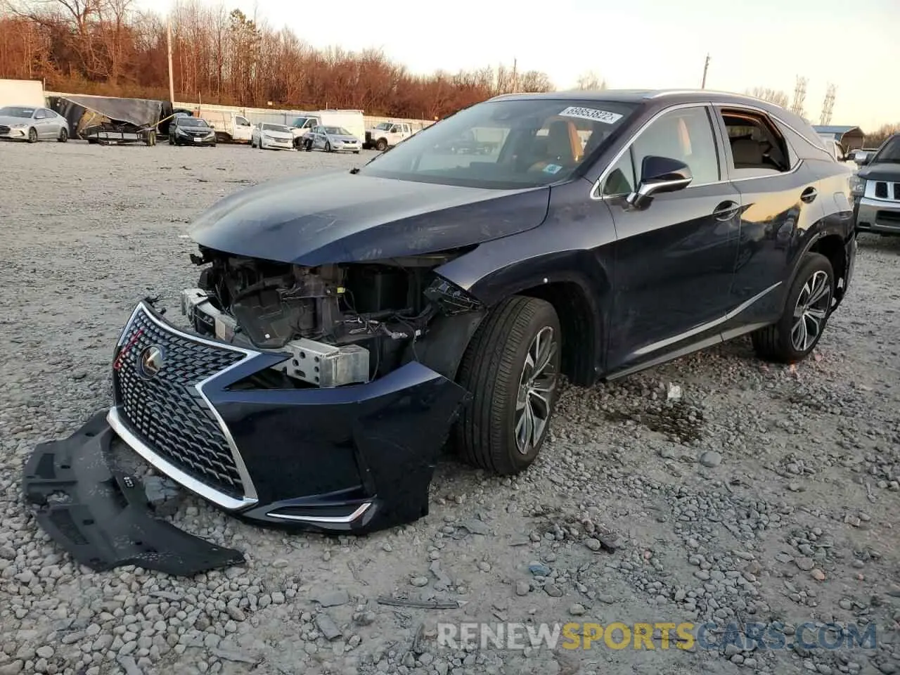 1 Фотография поврежденного автомобиля 2T2HZMAAXMC182742 LEXUS RX350 2021