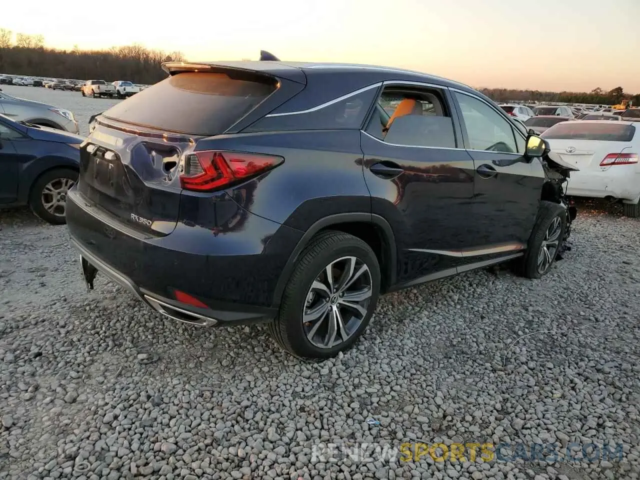 3 Фотография поврежденного автомобиля 2T2HZMAAXMC182742 LEXUS RX350 2021