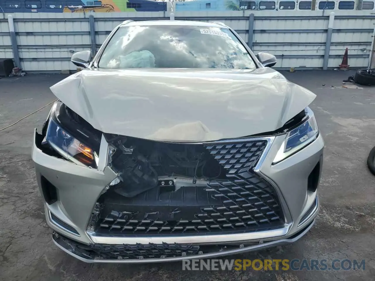 5 Фотография поврежденного автомобиля 2T2HZMAAXMC186340 LEXUS RX350 2021