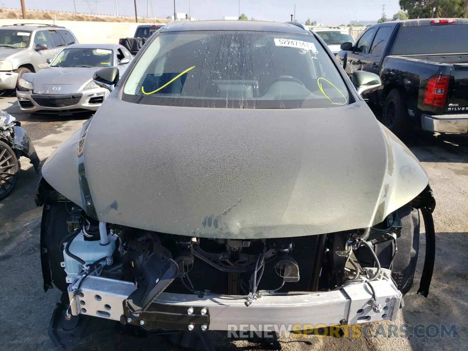 9 Photograph of a damaged car 2T2HZMAAXMC208823 LEXUS RX350 2021