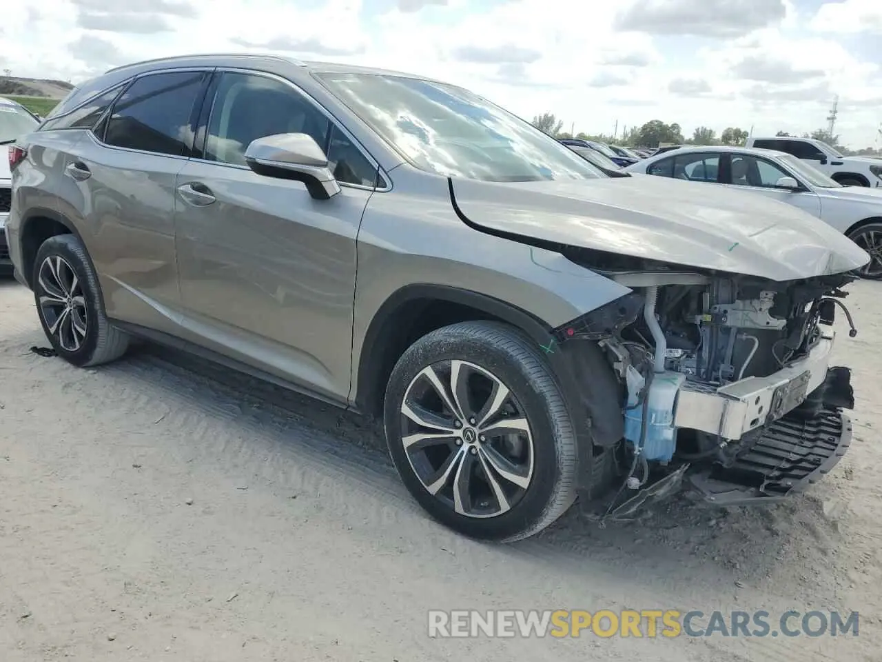 4 Фотография поврежденного автомобиля 2T2HZMAAXMC216274 LEXUS RX350 2021