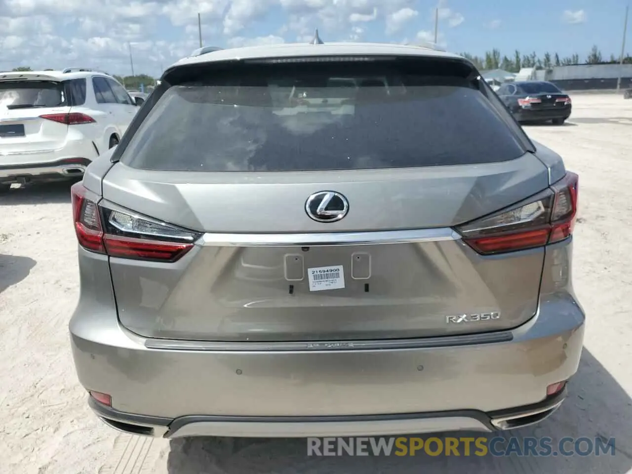 6 Фотография поврежденного автомобиля 2T2HZMAAXMC216274 LEXUS RX350 2021