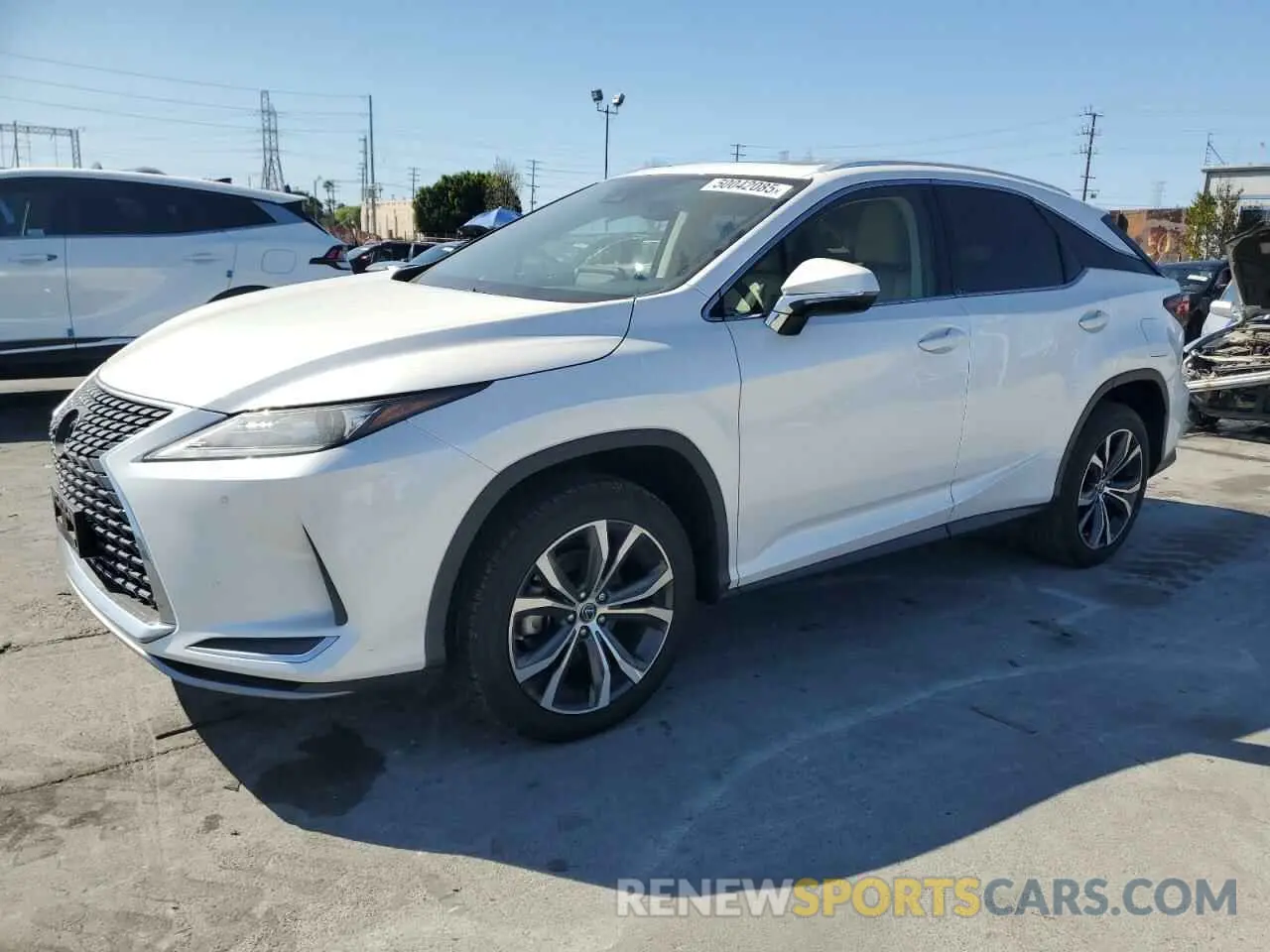 1 Photograph of a damaged car 2T2HZMAAXMC218333 LEXUS RX350 2021