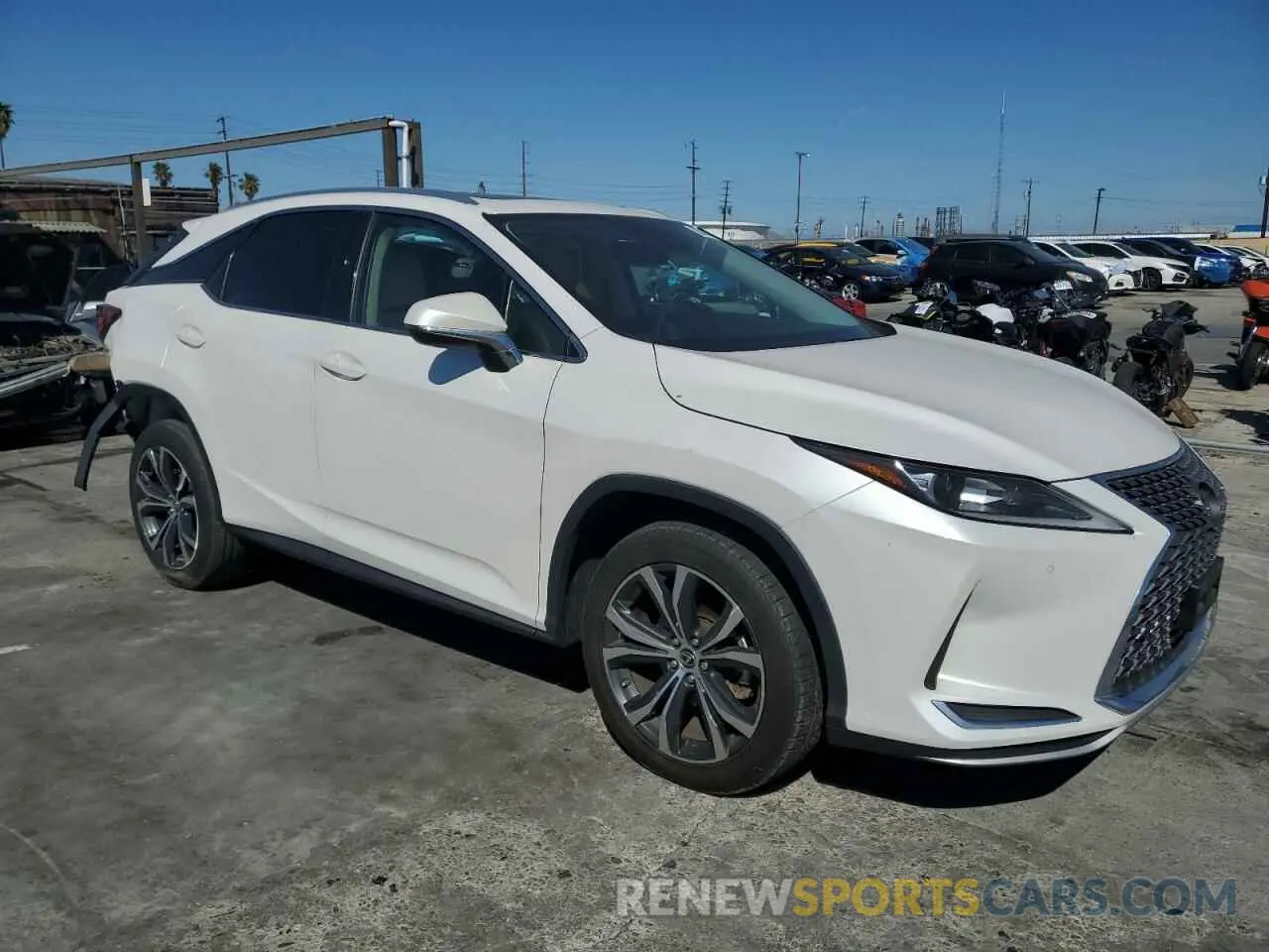 4 Photograph of a damaged car 2T2HZMAAXMC218333 LEXUS RX350 2021