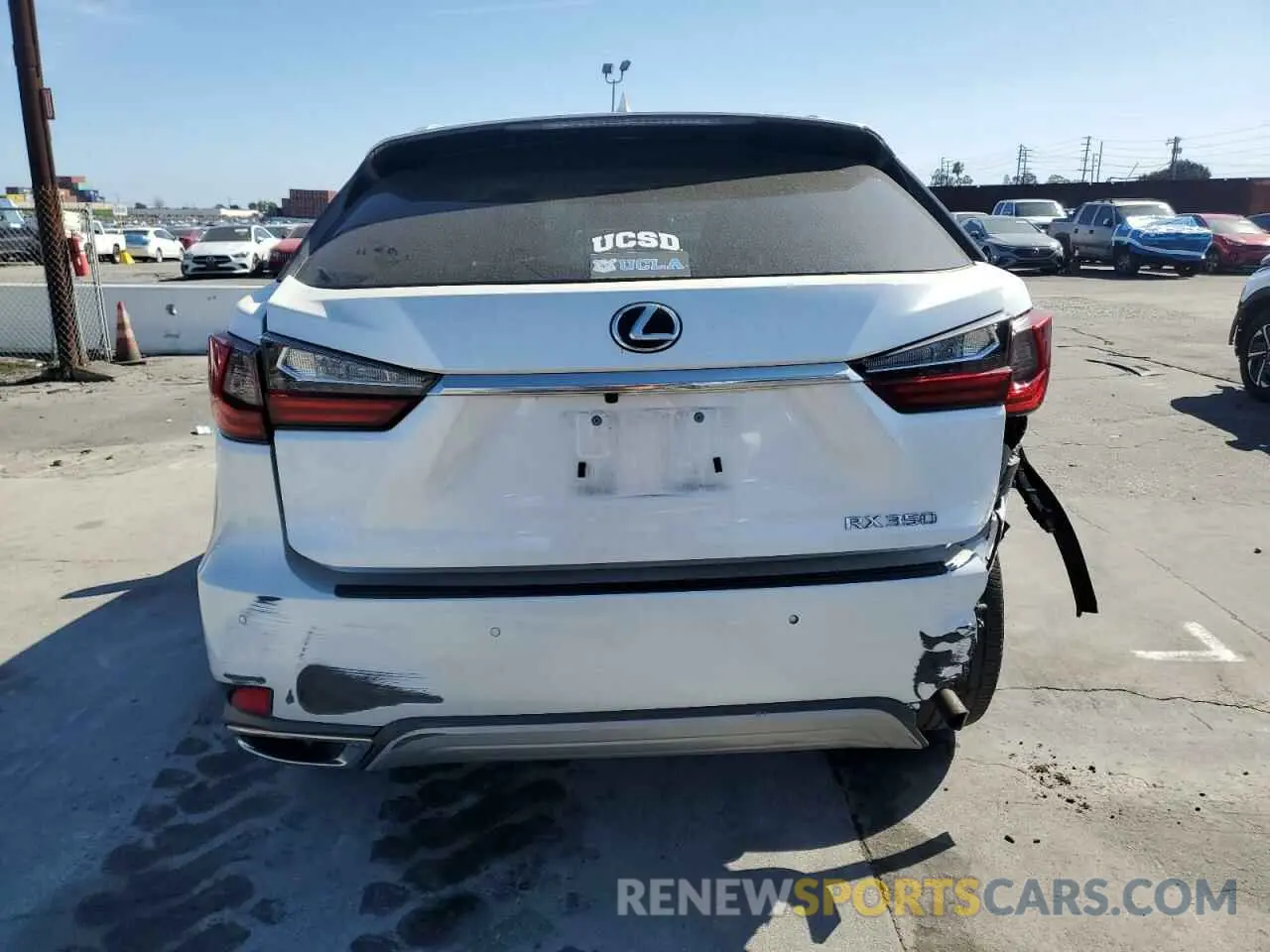 6 Photograph of a damaged car 2T2HZMAAXMC218333 LEXUS RX350 2021