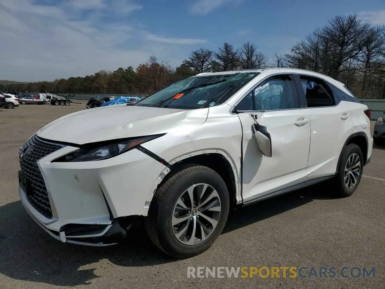 1 Photograph of a damaged car 2T2HZMDA0MC275930 LEXUS RX350 2021