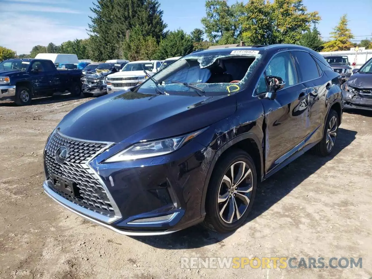 2 Фотография поврежденного автомобиля 2T2HZMDA1MC268176 LEXUS RX350 2021