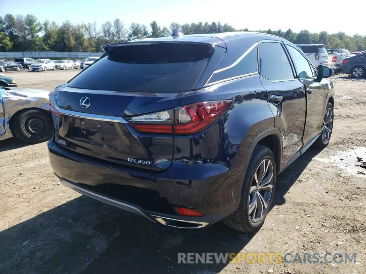 4 Фотография поврежденного автомобиля 2T2HZMDA1MC268176 LEXUS RX350 2021