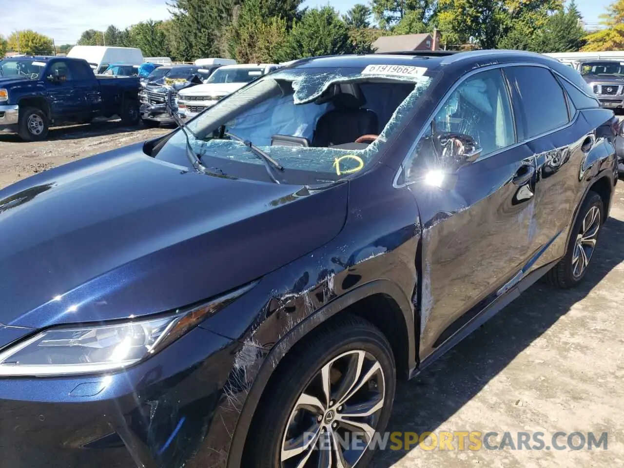 9 Фотография поврежденного автомобиля 2T2HZMDA1MC268176 LEXUS RX350 2021