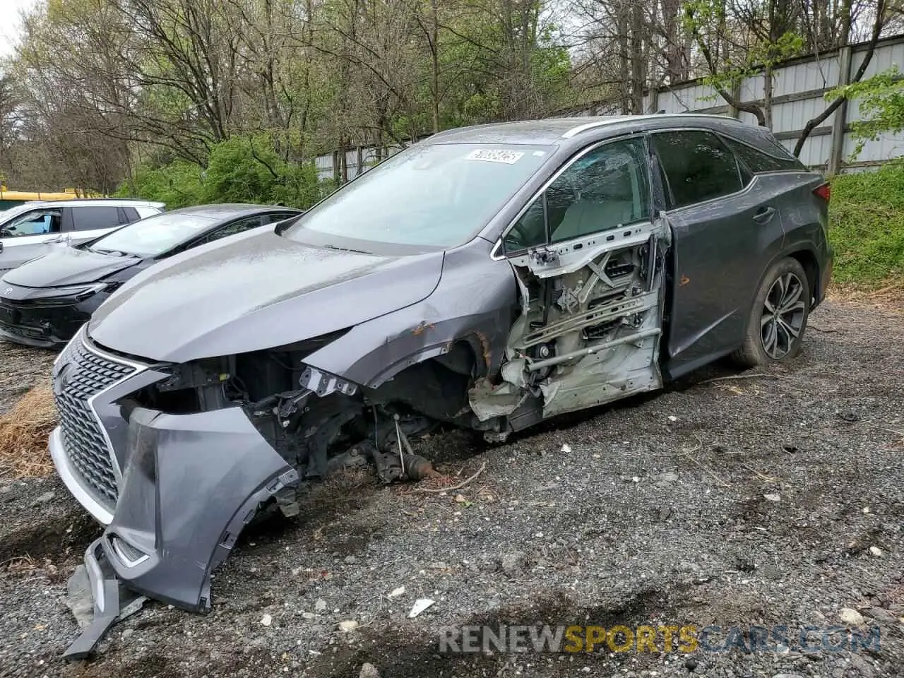 1 Photograph of a damaged car 2T2HZMDA4MC291886 LEXUS RX350 2021