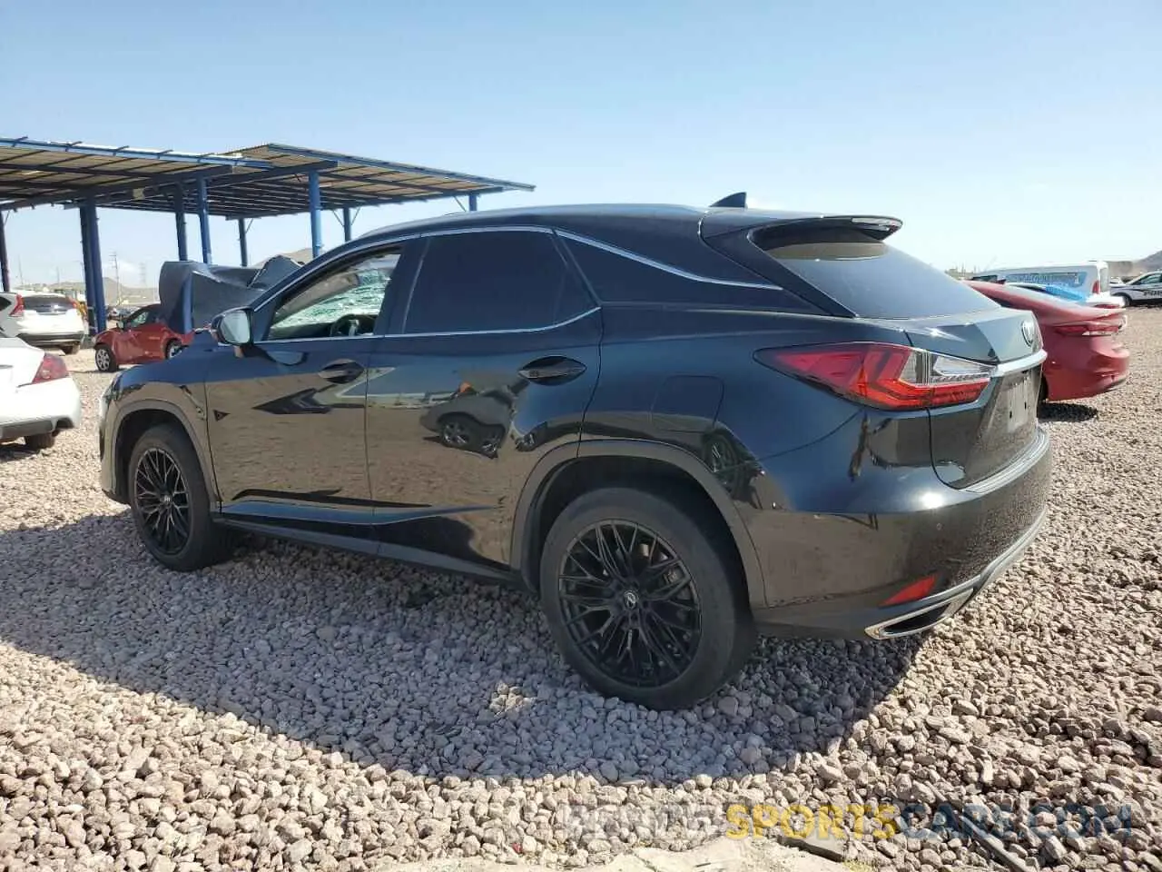 2 Фотография поврежденного автомобиля 2T2HZMDA6MC297236 LEXUS RX350 2021
