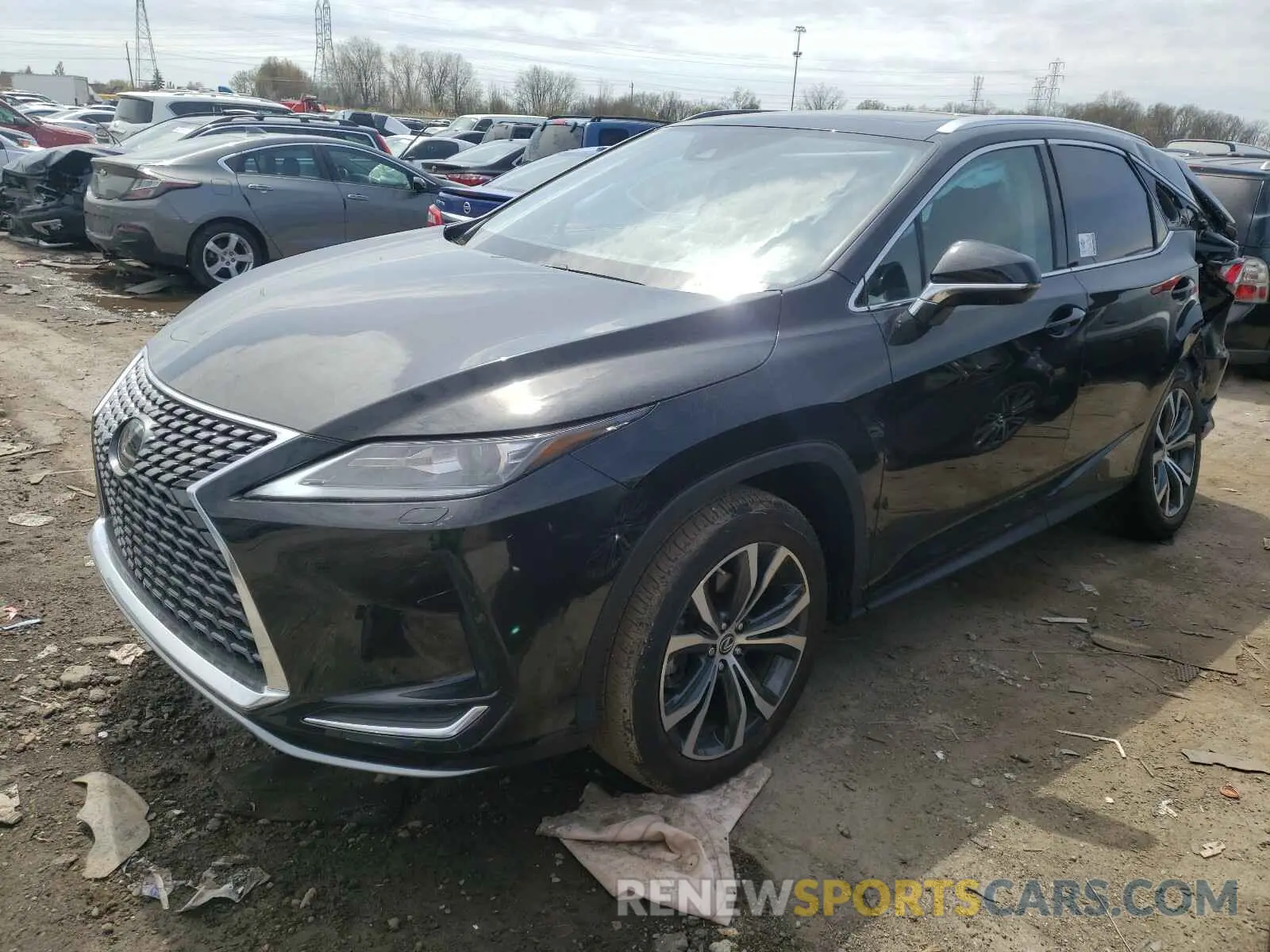 2 Photograph of a damaged car 2T2HZMDA7MC267985 LEXUS RX350 2021
