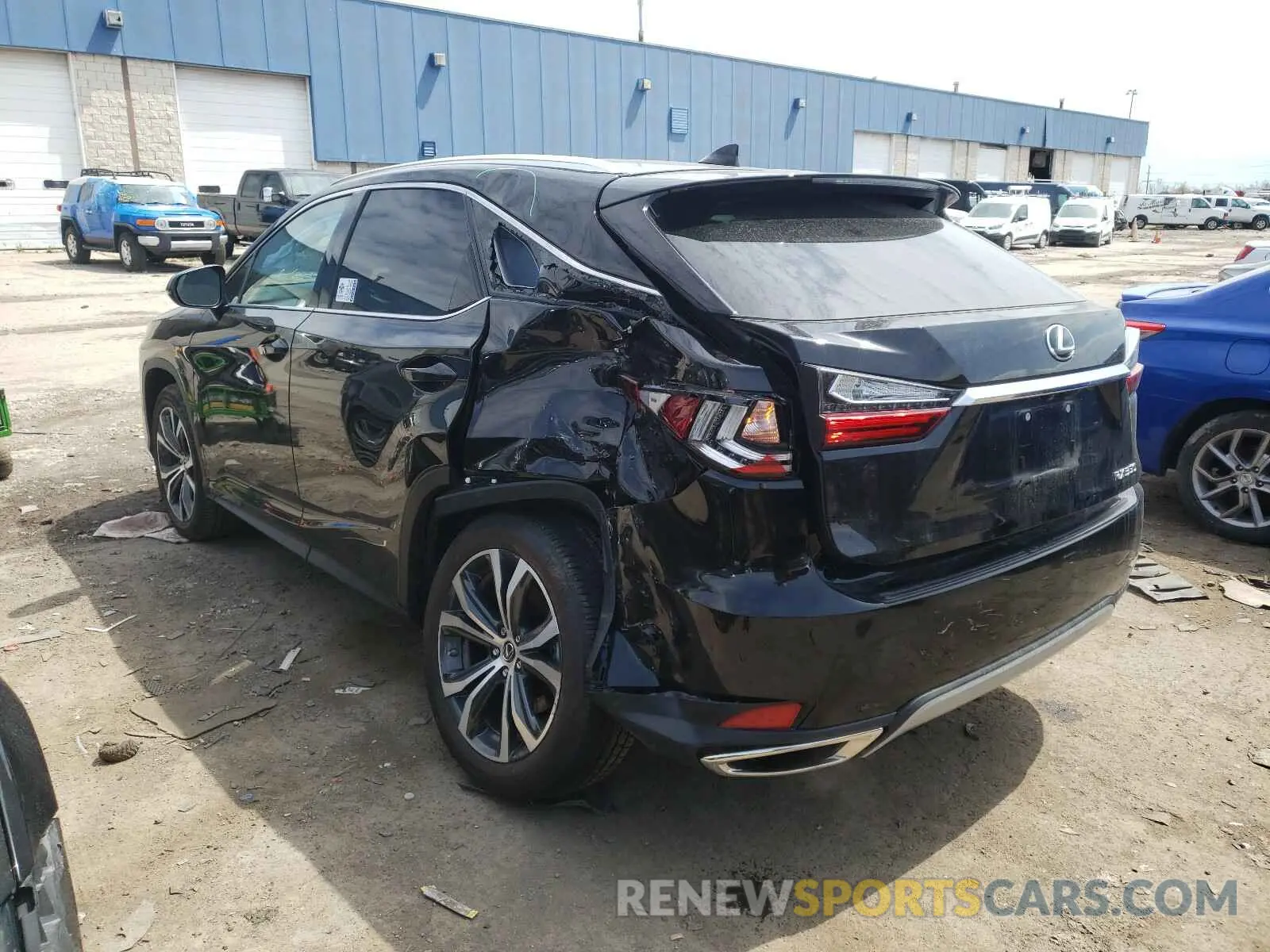 3 Photograph of a damaged car 2T2HZMDA7MC267985 LEXUS RX350 2021