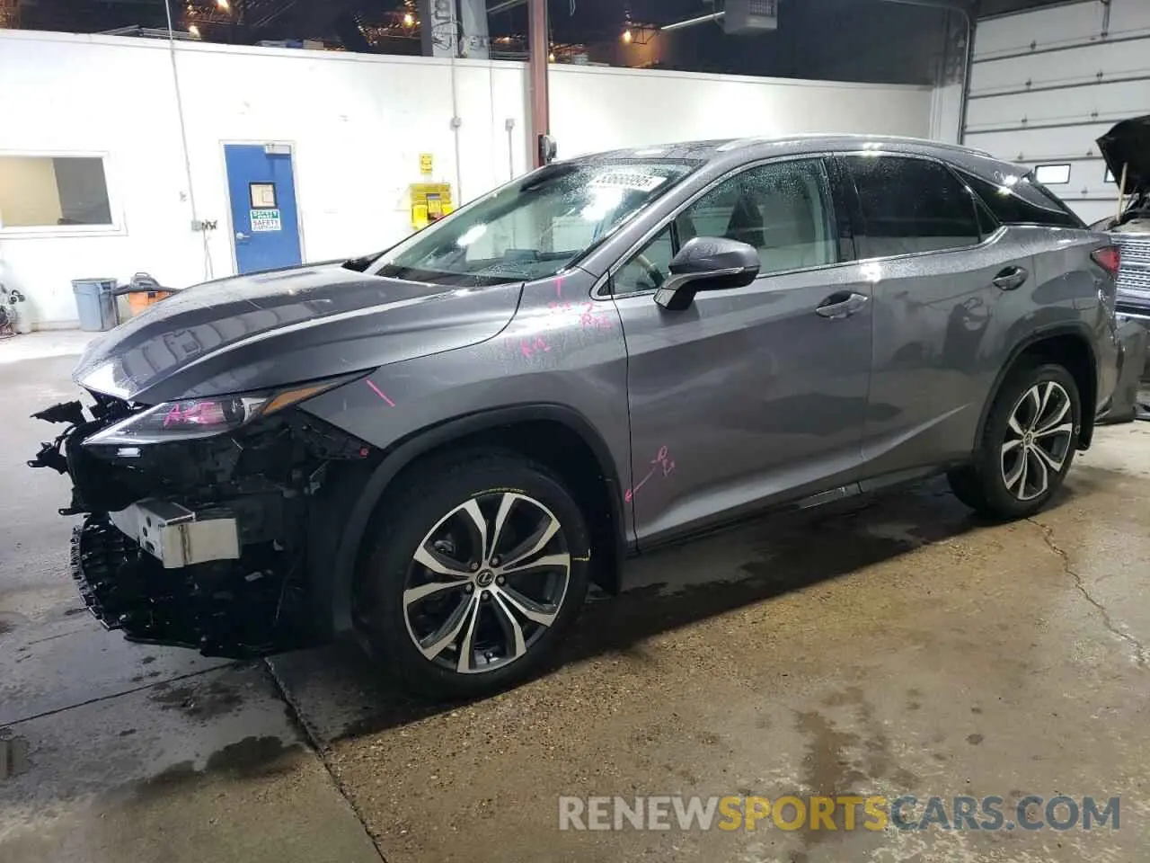 1 Фотография поврежденного автомобиля 2T2HZMDA7MC278601 LEXUS RX350 2021