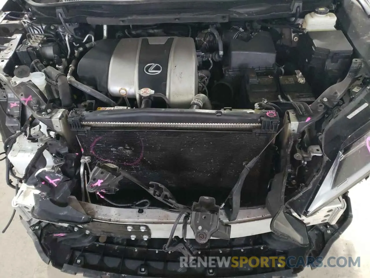 12 Фотография поврежденного автомобиля 2T2HZMDA7MC278601 LEXUS RX350 2021
