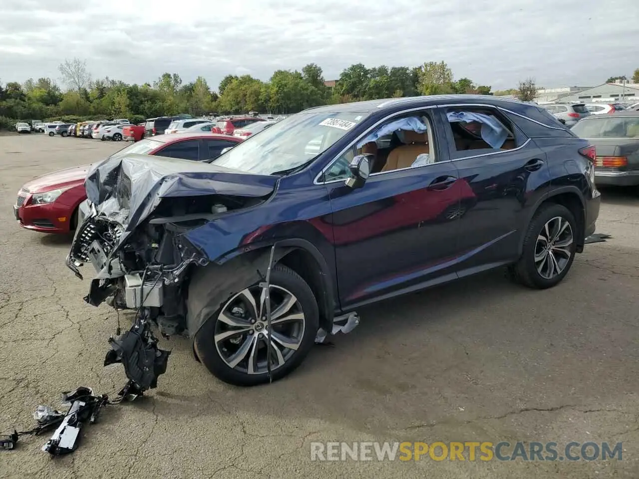 1 Фотография поврежденного автомобиля 2T2HZMDA9MC274596 LEXUS RX350 2021