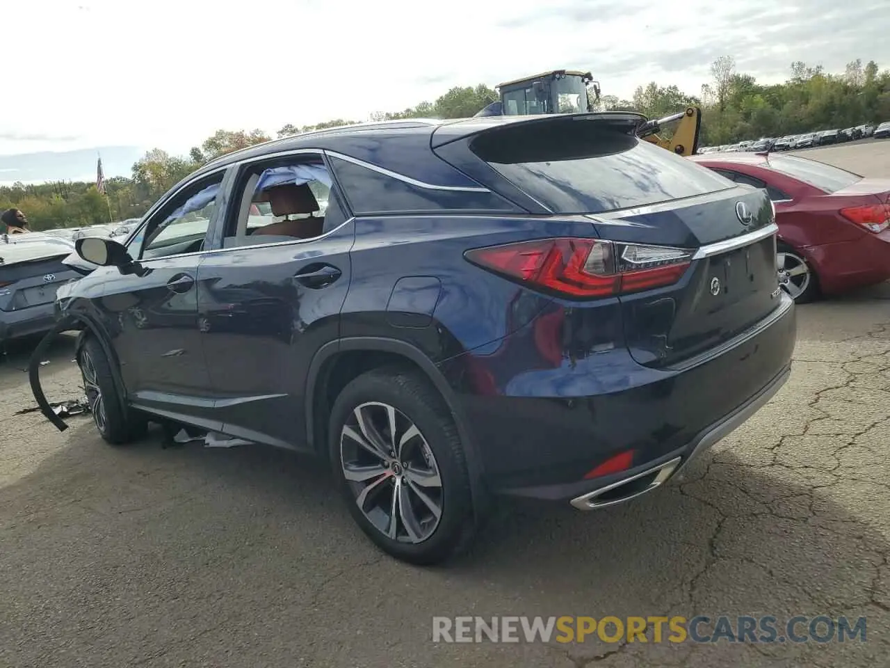 2 Фотография поврежденного автомобиля 2T2HZMDA9MC274596 LEXUS RX350 2021