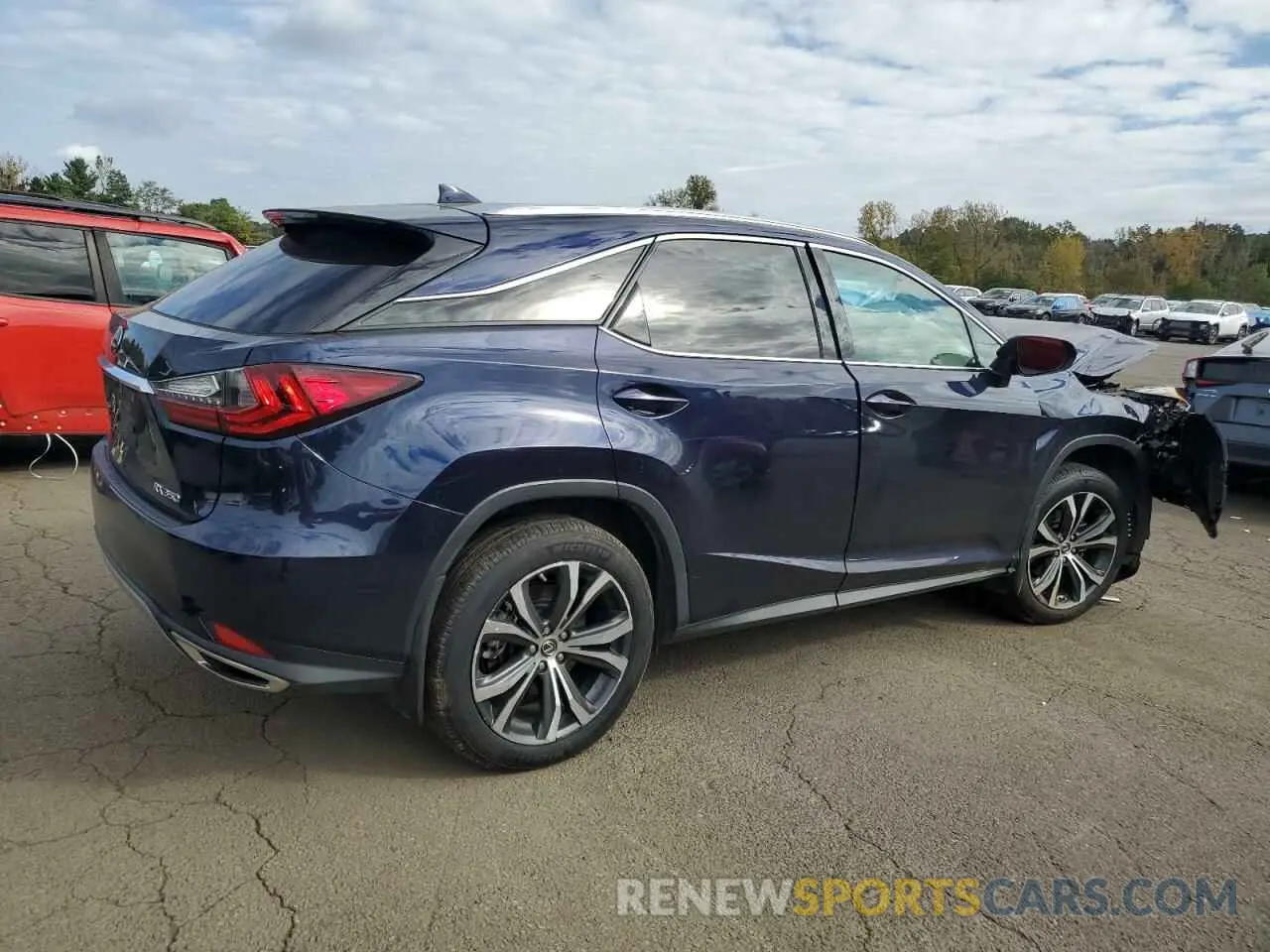 3 Фотография поврежденного автомобиля 2T2HZMDA9MC274596 LEXUS RX350 2021