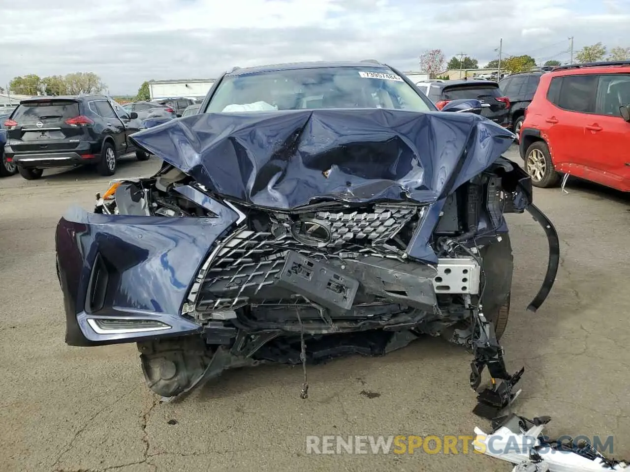 5 Фотография поврежденного автомобиля 2T2HZMDA9MC274596 LEXUS RX350 2021
