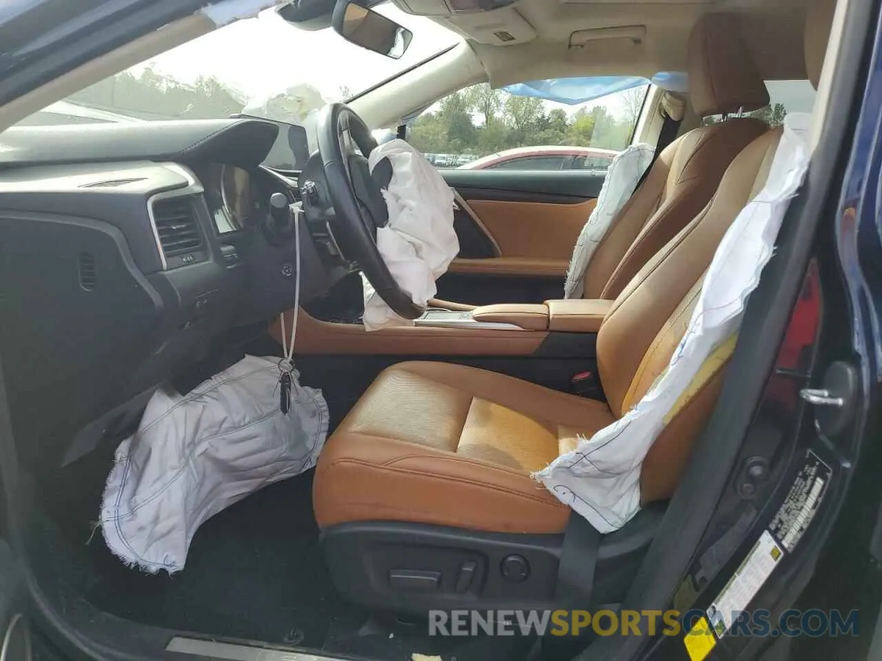 7 Фотография поврежденного автомобиля 2T2HZMDA9MC274596 LEXUS RX350 2021
