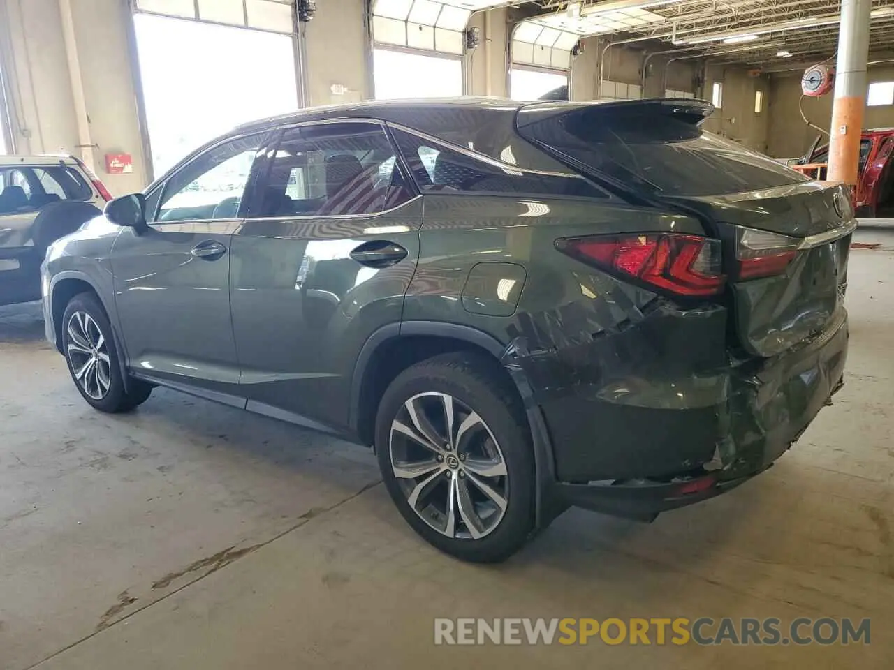 2 Photograph of a damaged car 2T2HZMDA9MC277529 LEXUS RX350 2021