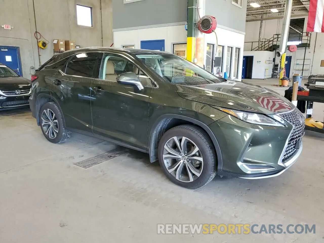 4 Photograph of a damaged car 2T2HZMDA9MC277529 LEXUS RX350 2021