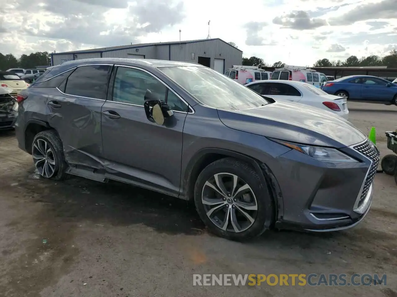 4 Photograph of a damaged car 2T2HZMDA9MC301408 LEXUS RX350 2021