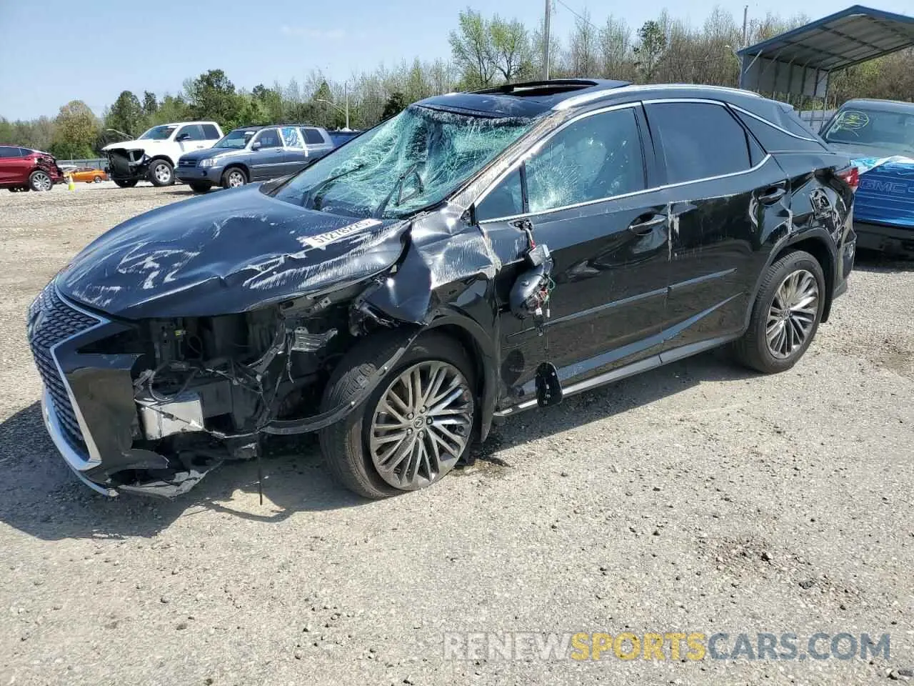 1 Фотография поврежденного автомобиля 2T2JZMAA3MC203819 LEXUS RX350 2021