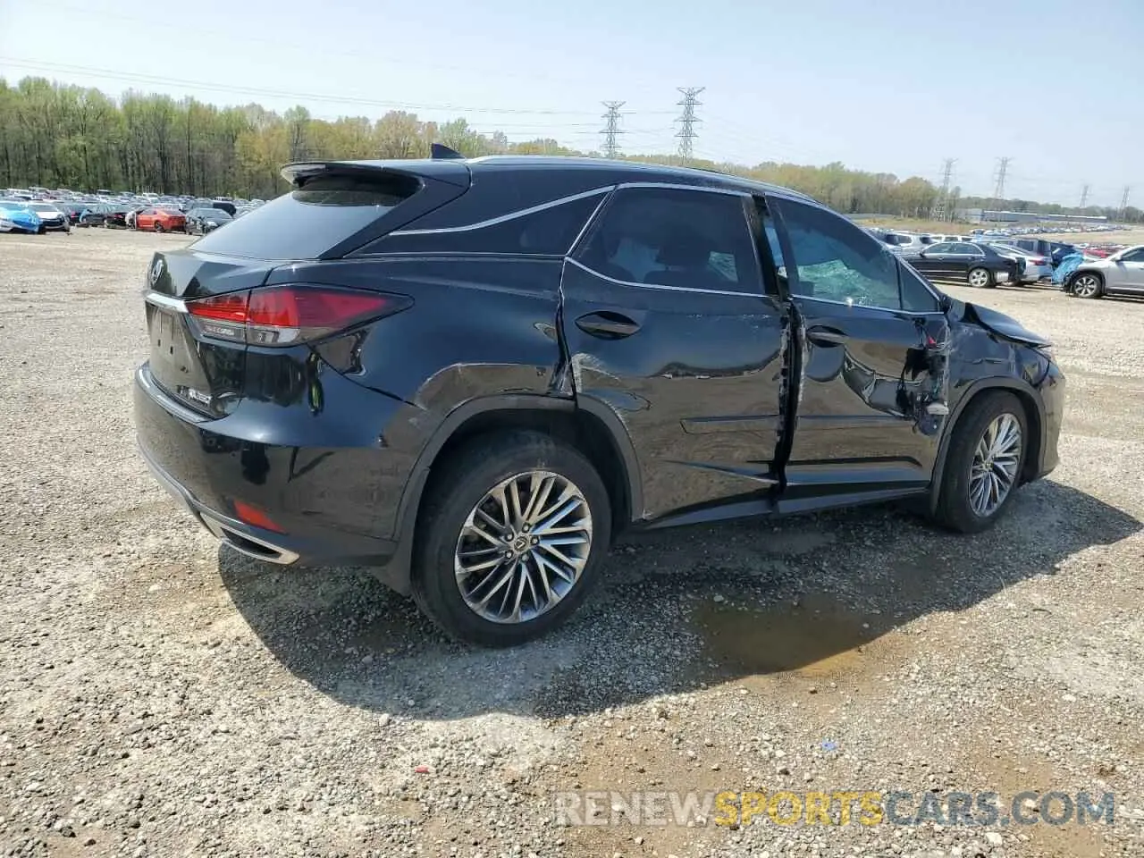 3 Фотография поврежденного автомобиля 2T2JZMAA3MC203819 LEXUS RX350 2021