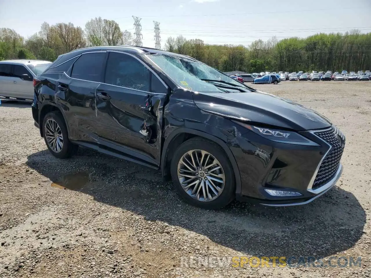 4 Фотография поврежденного автомобиля 2T2JZMAA3MC203819 LEXUS RX350 2021