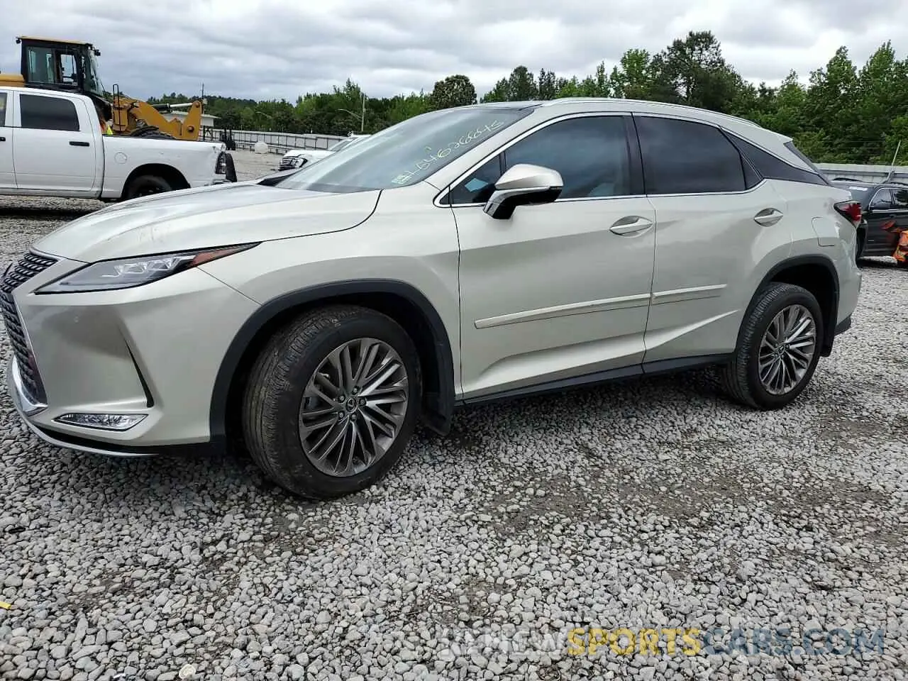 1 Photograph of a damaged car 2T2JZMAA4MC203103 LEXUS RX350 2021