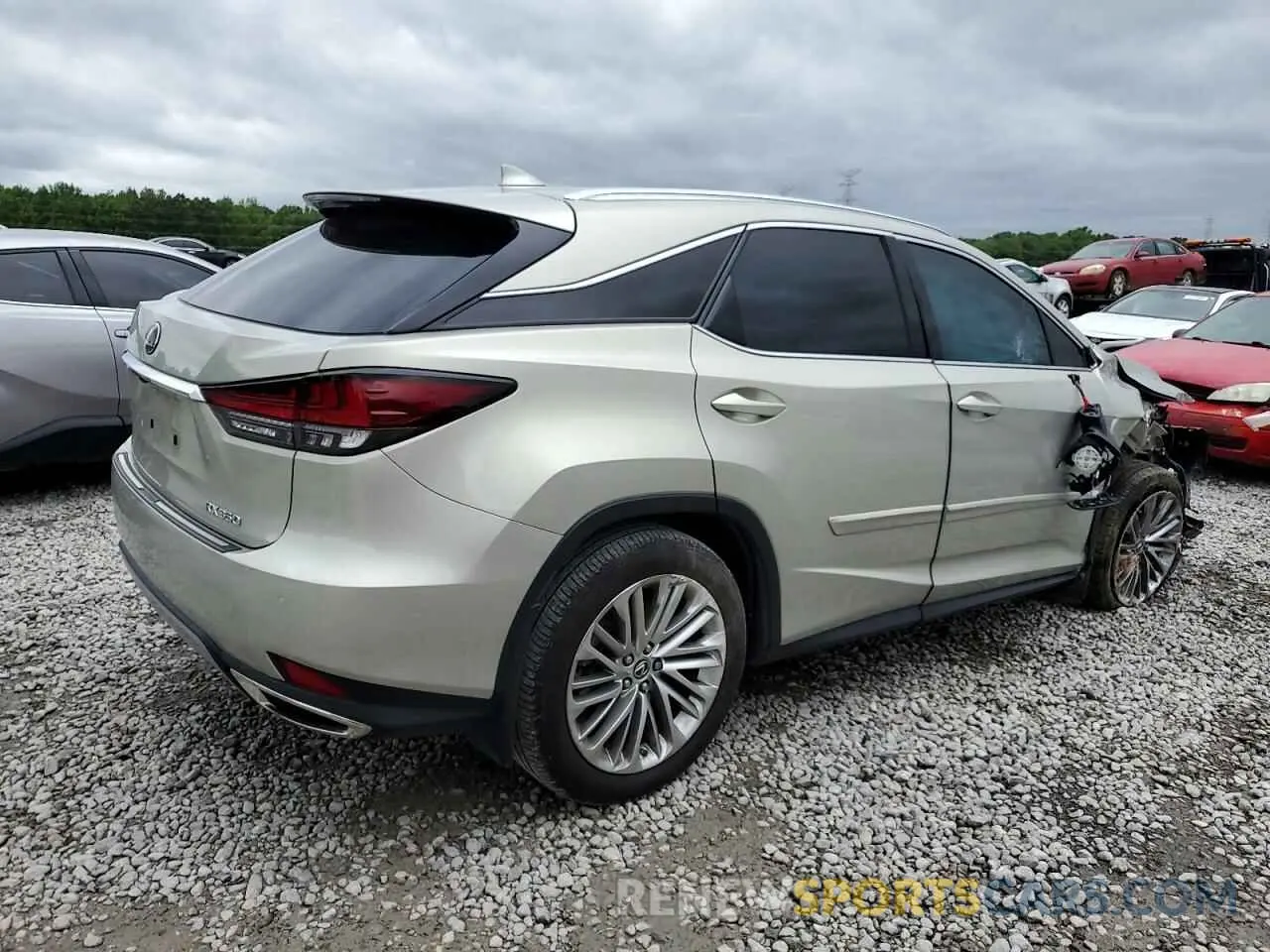 3 Photograph of a damaged car 2T2JZMAA4MC203103 LEXUS RX350 2021