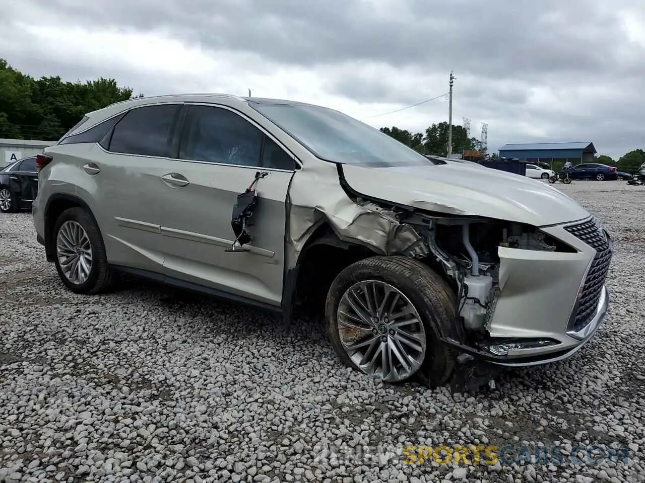 4 Photograph of a damaged car 2T2JZMAA4MC203103 LEXUS RX350 2021