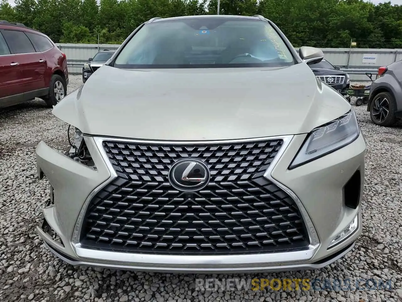 5 Photograph of a damaged car 2T2JZMAA4MC203103 LEXUS RX350 2021