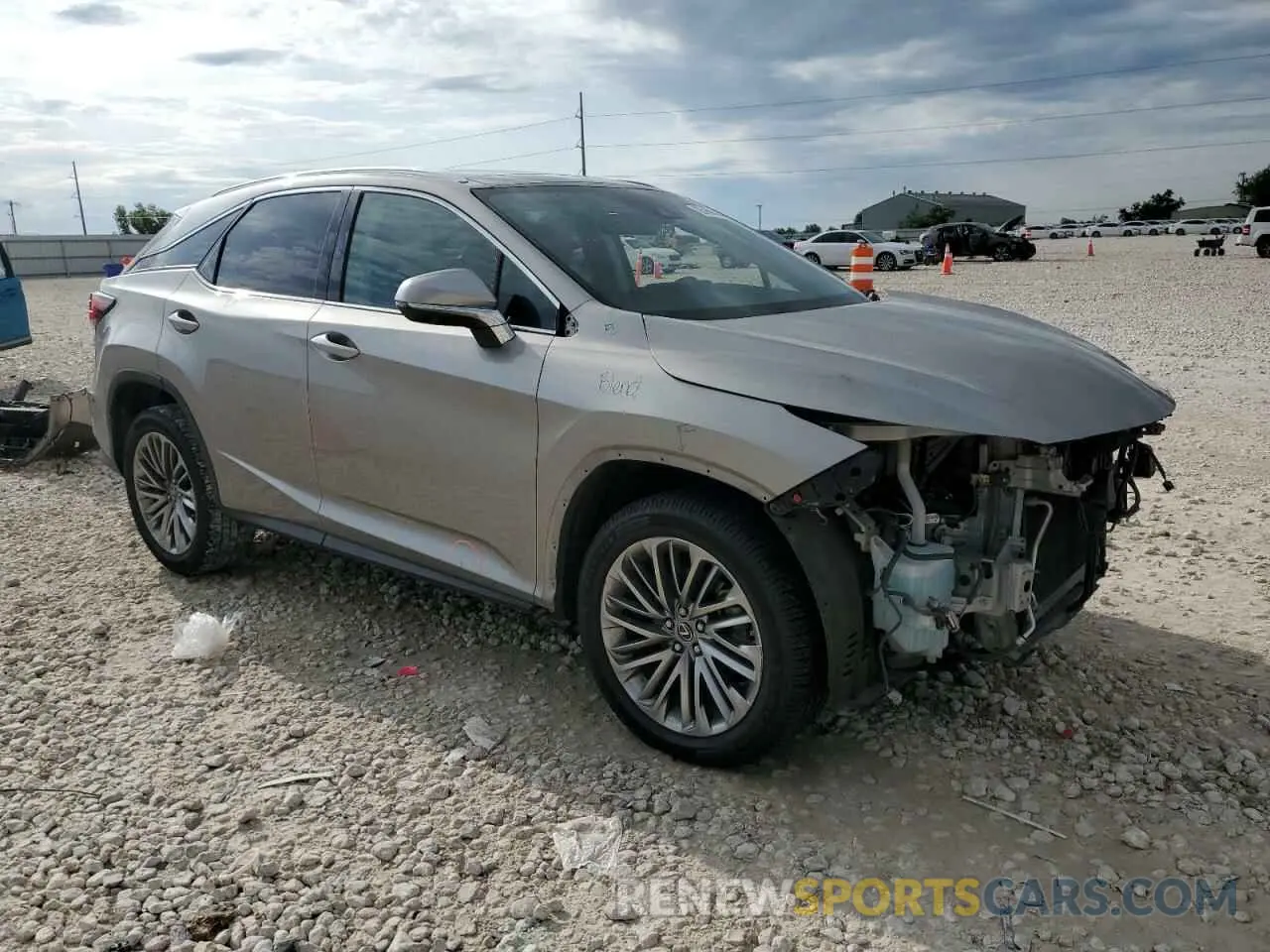 4 Photograph of a damaged car 2T2JZMAA7MC188225 LEXUS RX350 2021