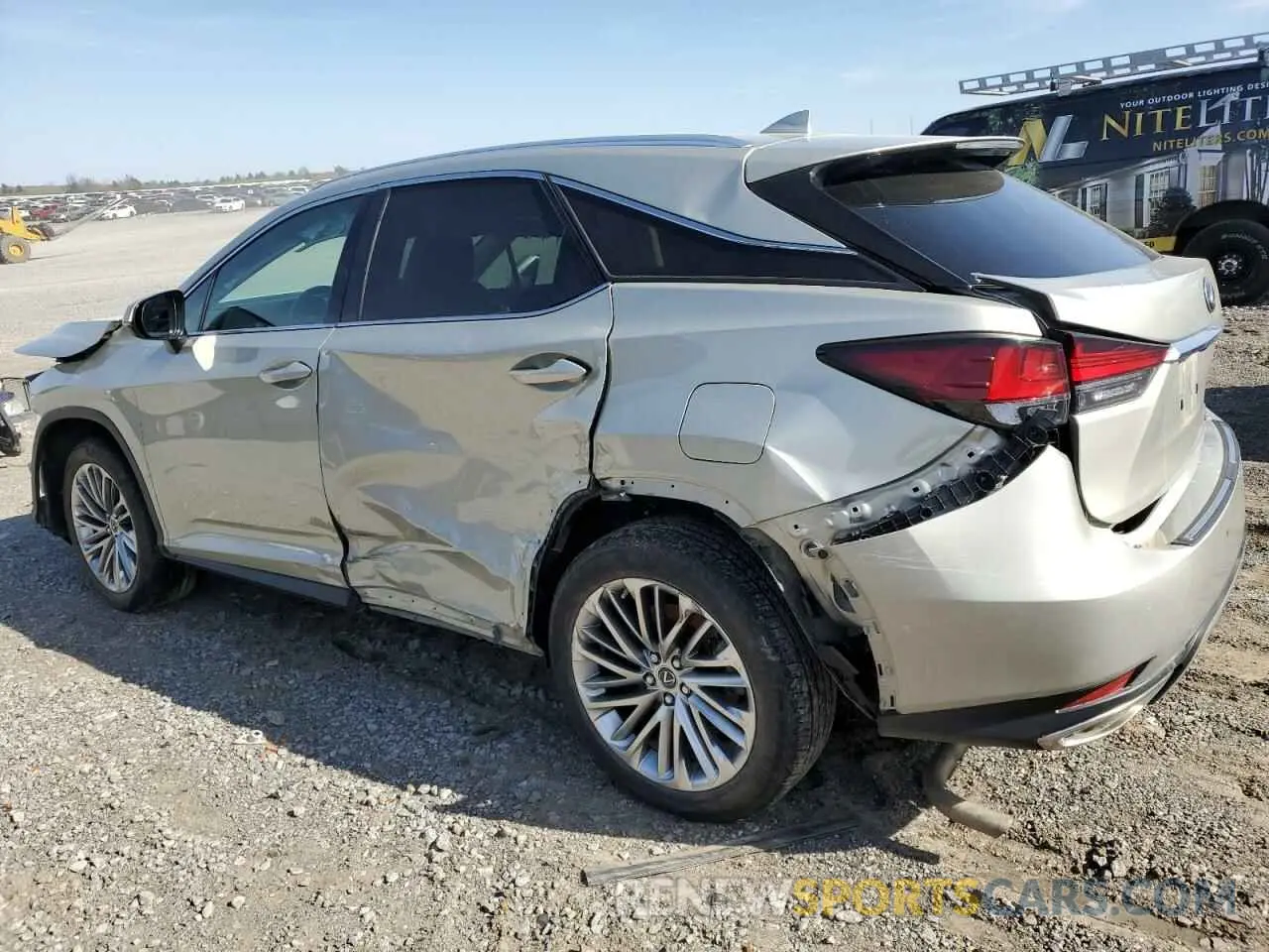 2 Photograph of a damaged car 2T2JZMDA3MC275549 LEXUS RX350 2021